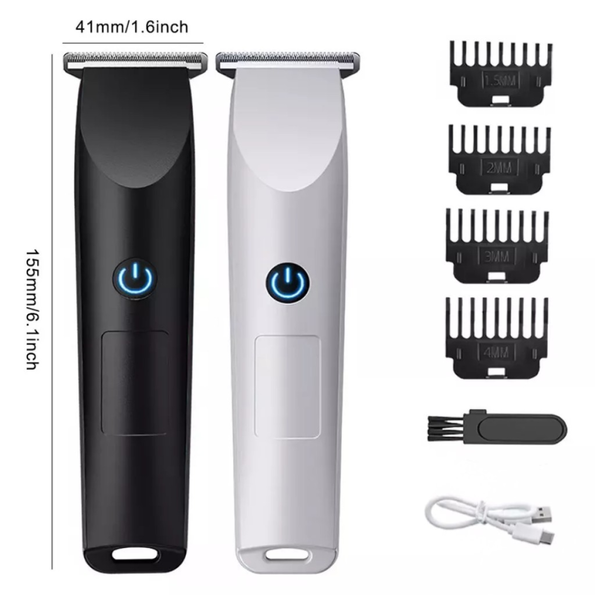 Men Pro Electric Hair Clippers Beard Trimmer Cutting Barber Shaving Machine Black