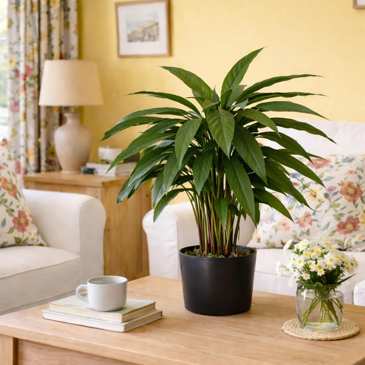 60cm Artificial Calathea Evergreen Plant