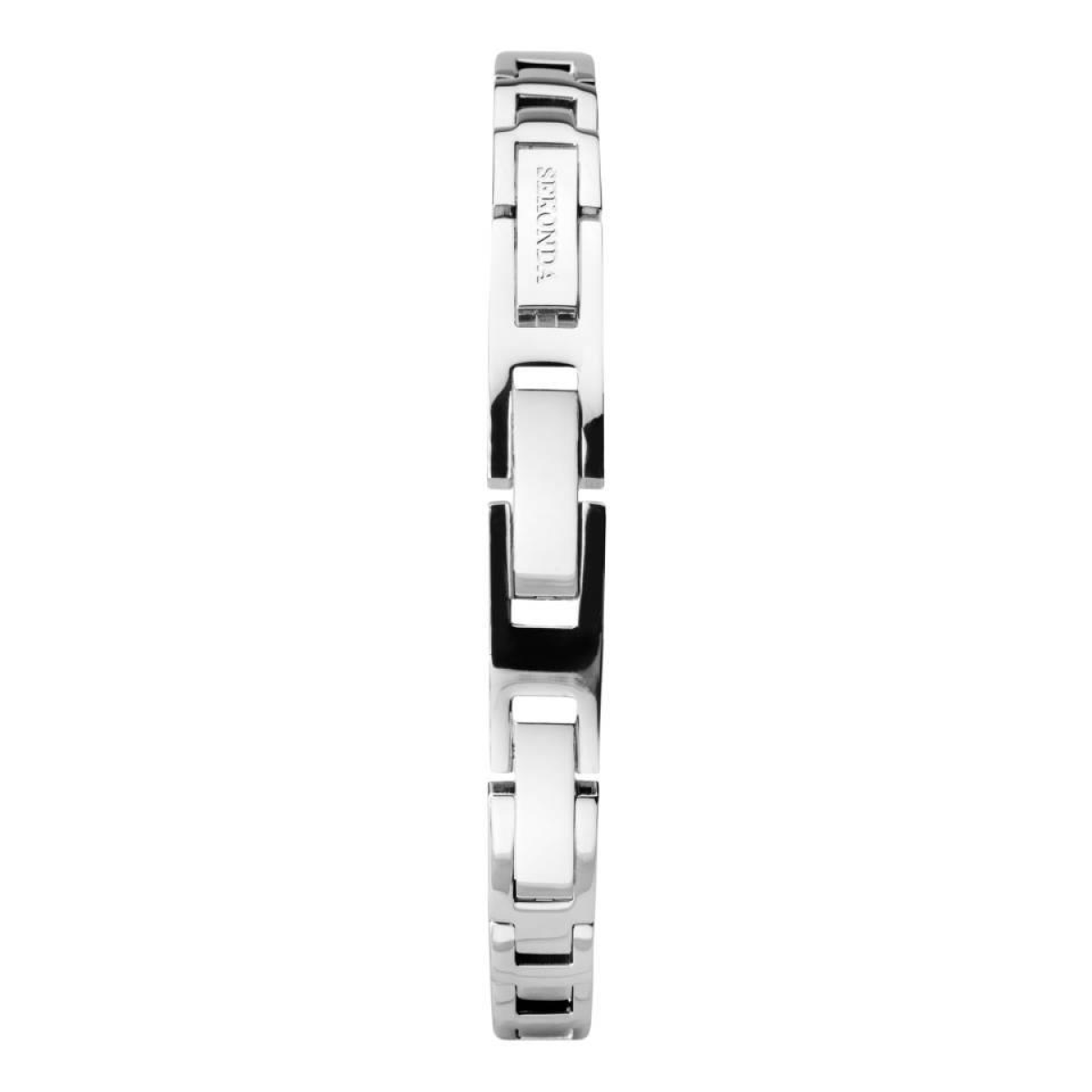 Sekonda Seksy Ladies Bling Round White Dial & silver stone Stainless Steel Bracelet Strap Watch