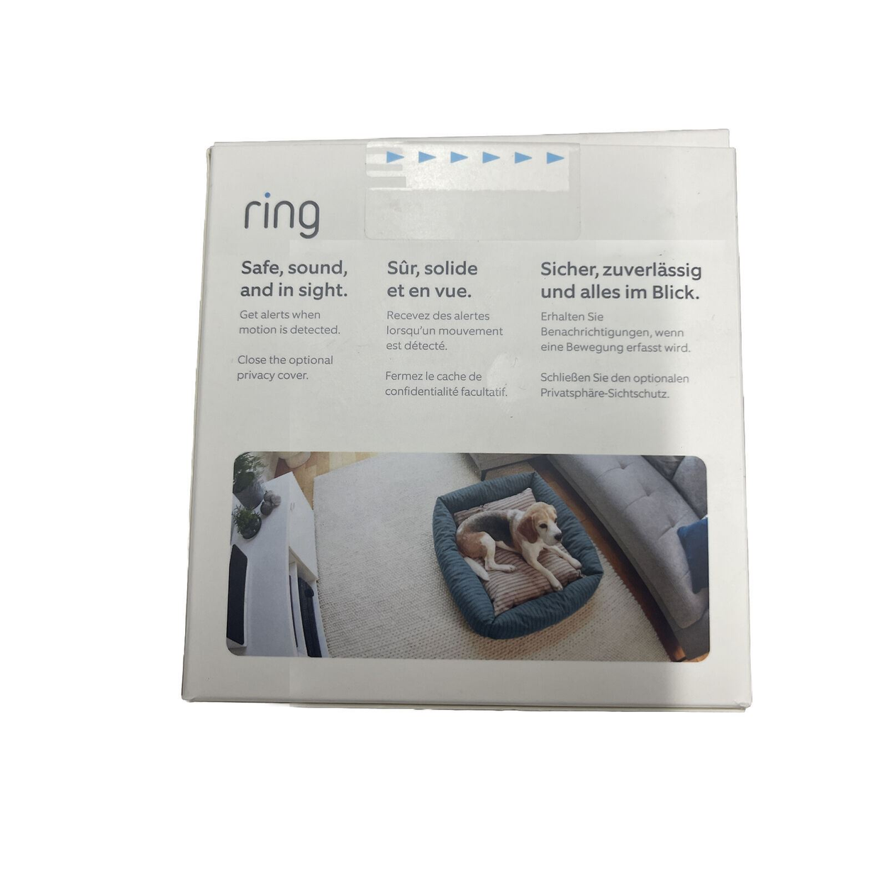 Ring Indoor Camera  2nd Gen Security Cam 1080p HD Video White