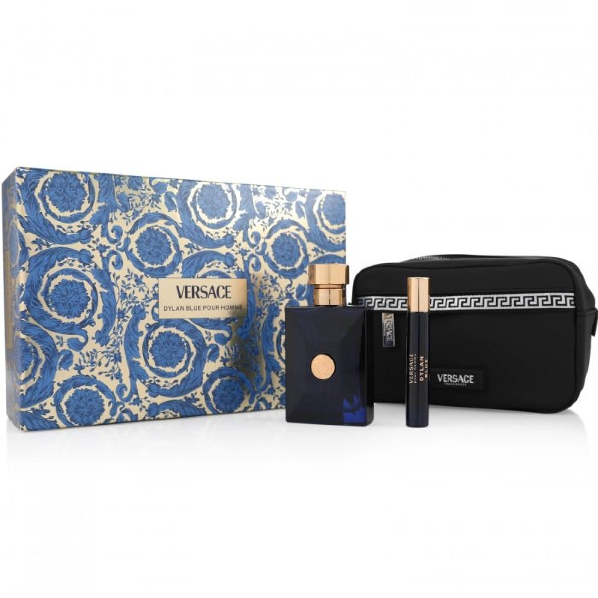 Versace Dylan Blue Gift Set (Eau De Toilette 100ml  Eau De Toilette 10ml  Bag)