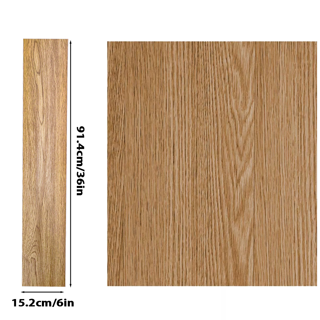 5m² Floor Planks Tiles Self Adhesive Wood Effect Vinyl Flooring Kitchen Bathroom UK