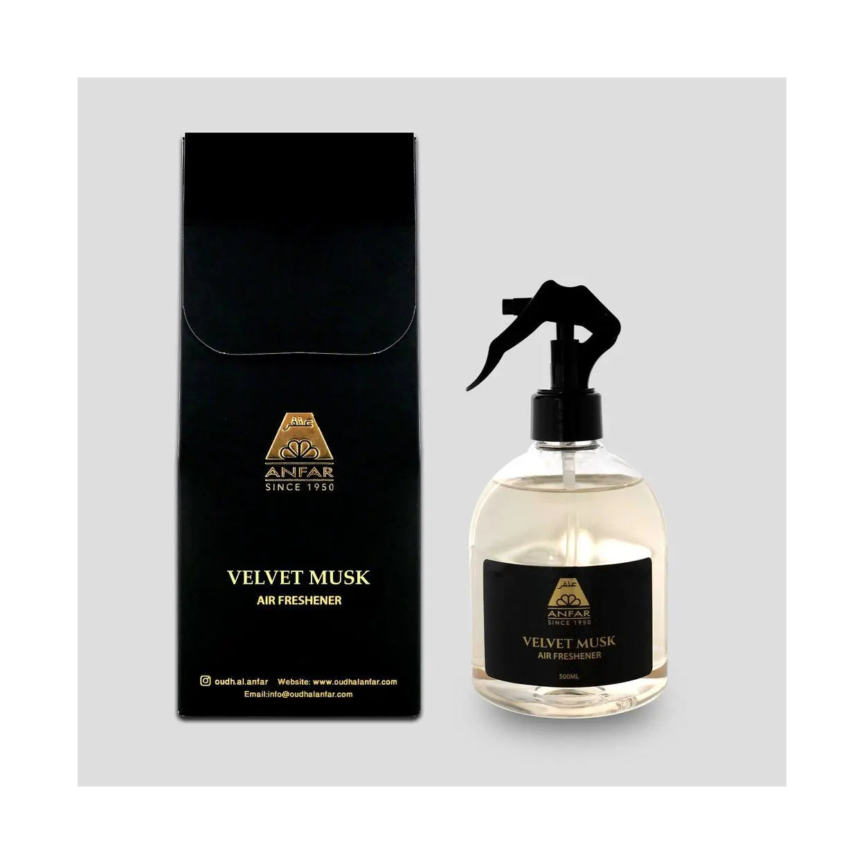 Velvet Musk Water Based Spray Air Freshener