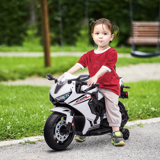 Honda Licensed 6V Kids Electric Motorbike Ride On Car for 3-5 Years  HOMCOM