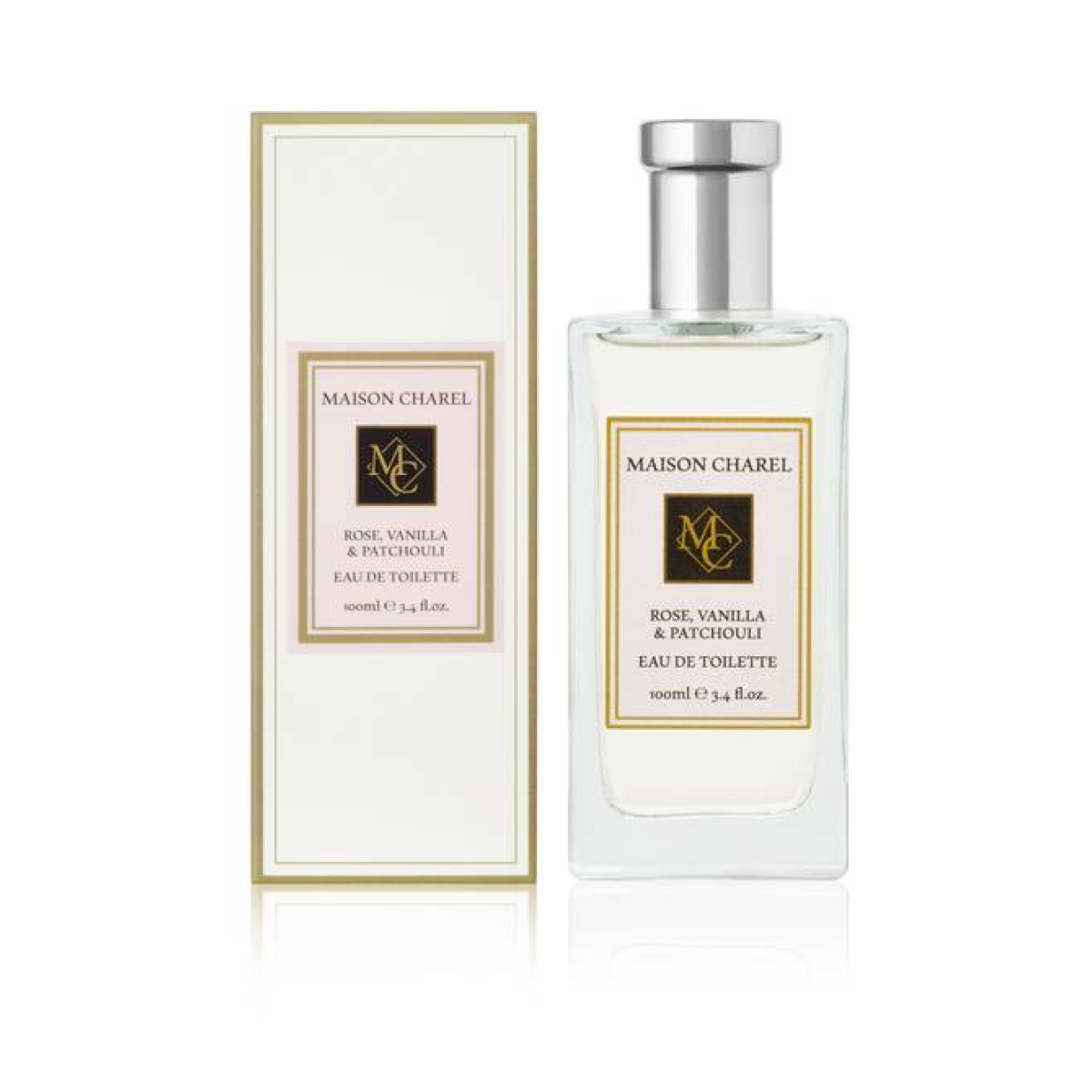 Maison Charel Rose, Vanilla, Vetiver & Patchouli Eau De Toilette 100ml