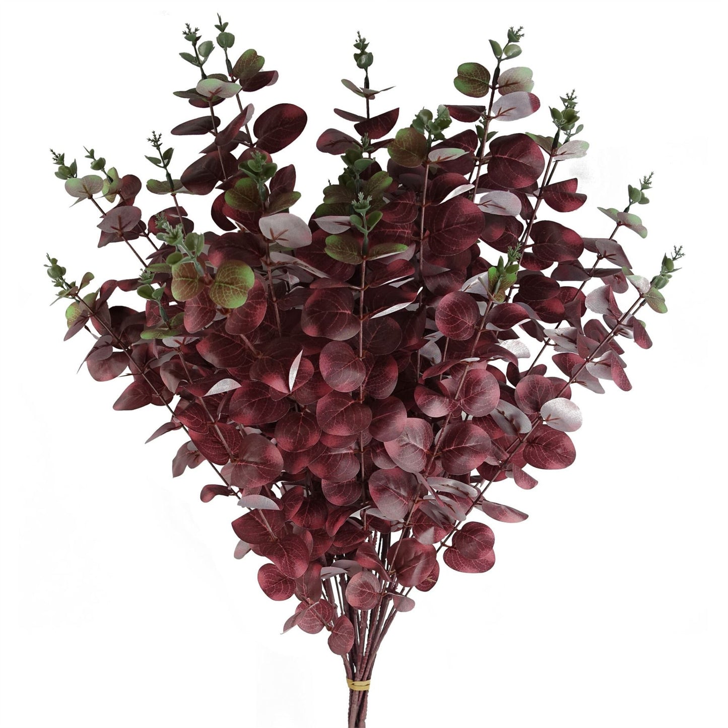 100cm Artificial Eucalyptus Foliage Burgundy