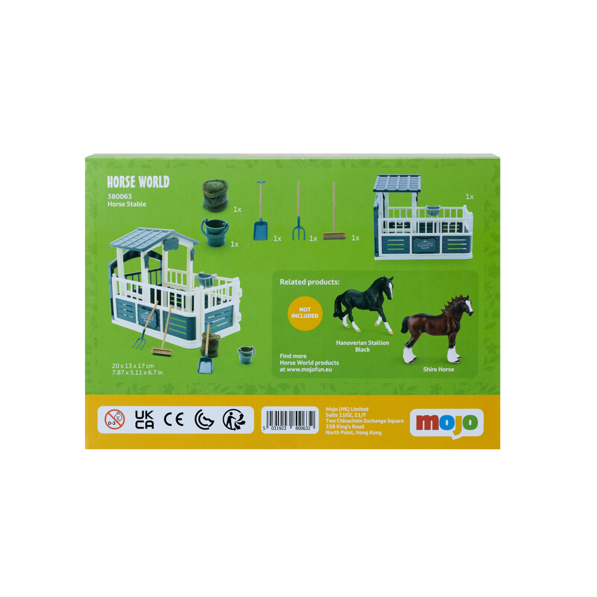 Horse Stable Playset  Equestrian Toy Set