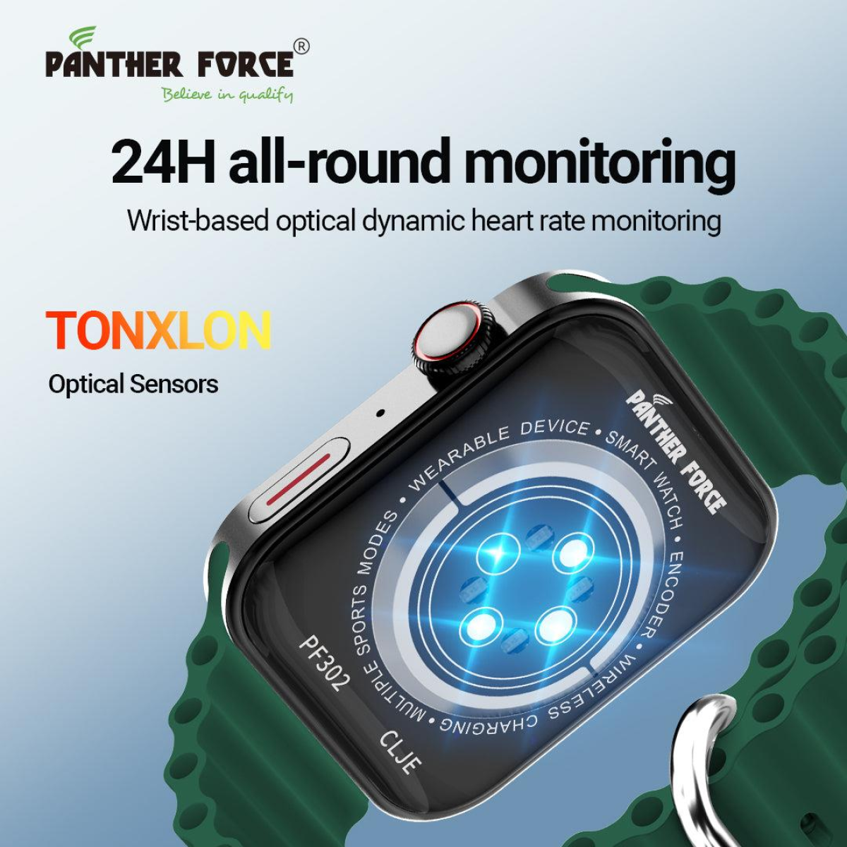Panther Force 1.86" AMOLED Display Smartwatch