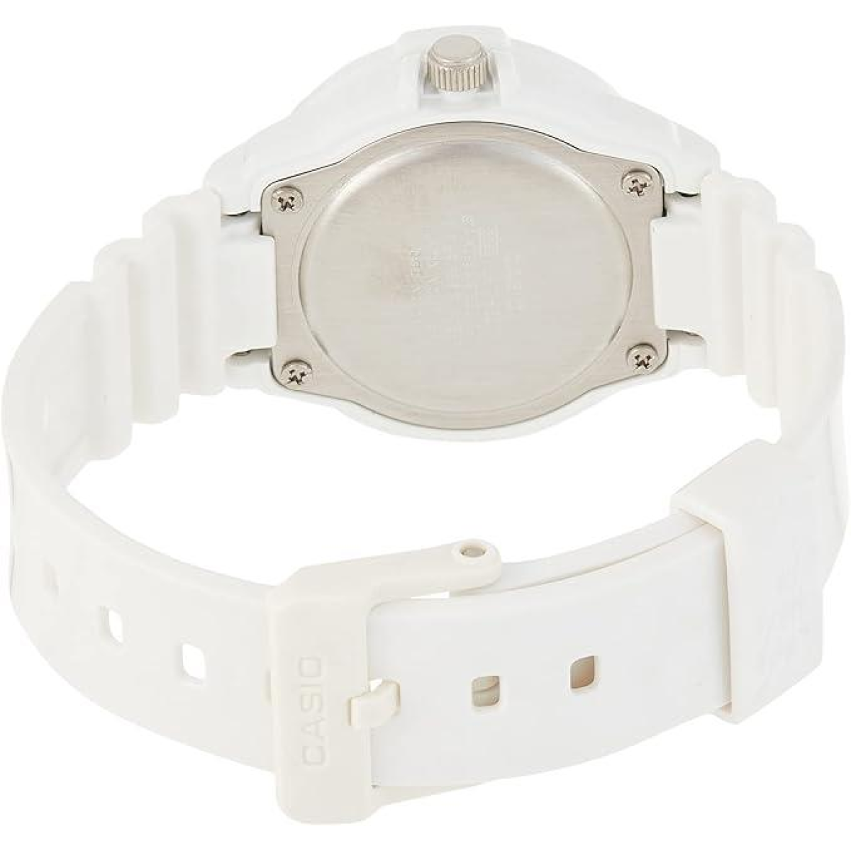 Casio Ladies Sports Dated Quartz Analogue Resin Rubber Strap Watch - LRW-200H-7BVDF