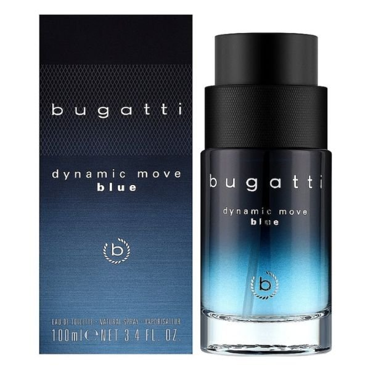 Bugatti Dynamic Move Blue Eau de Toilette Spray  100ml