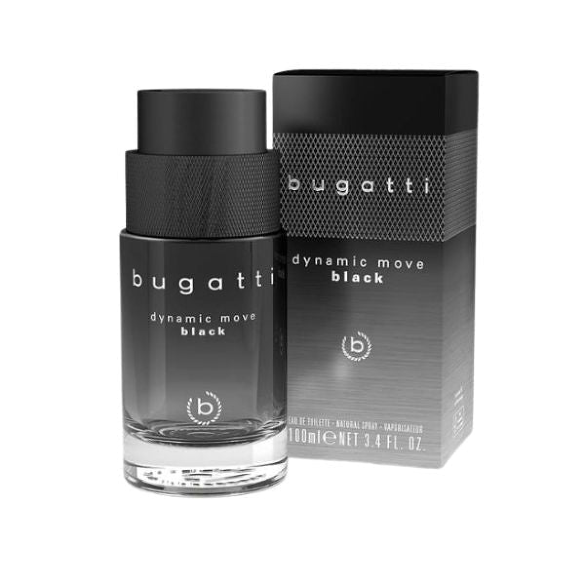Bugatti Dynamic Move Black Eau de Toilette Spray 100ml