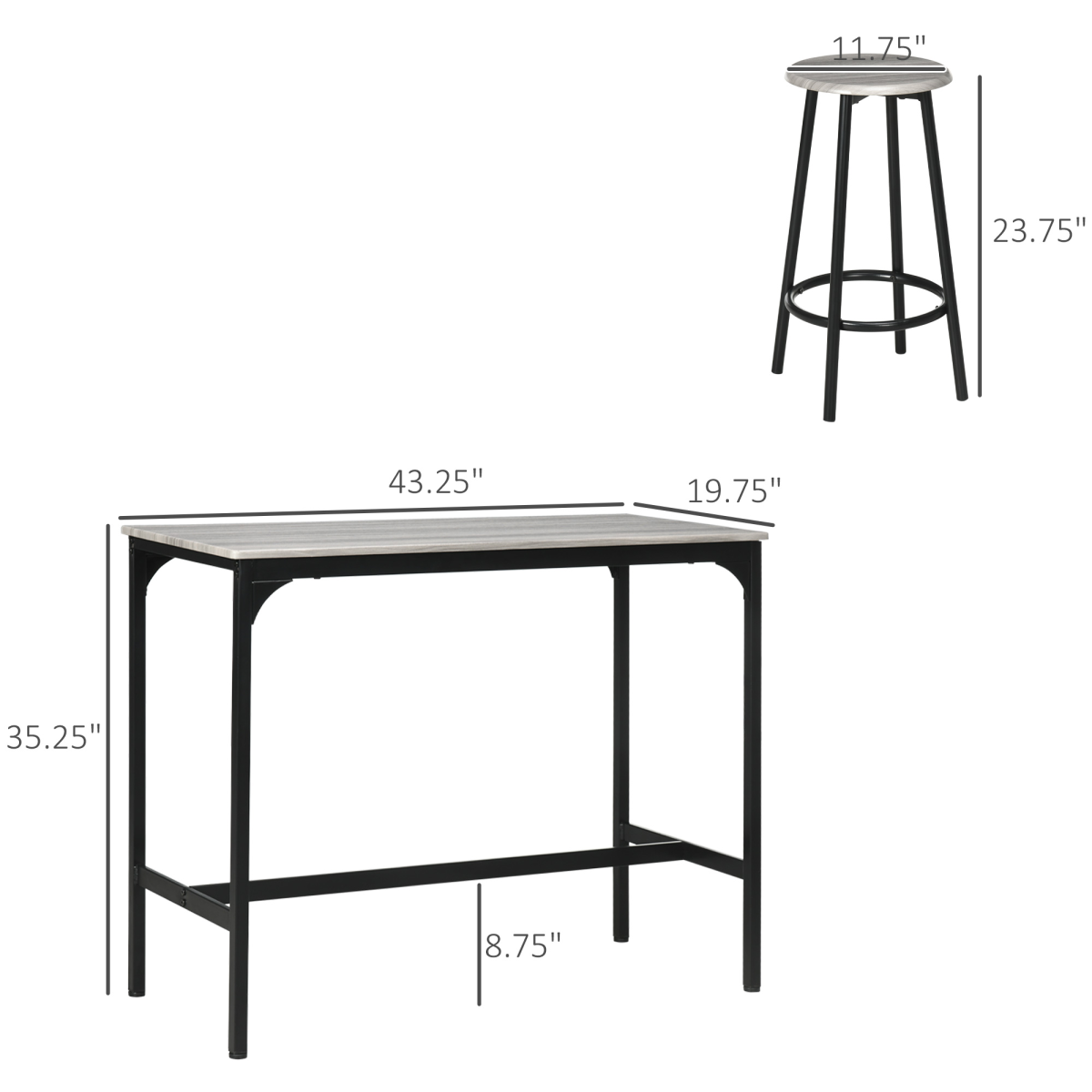 Pub Table and Chair