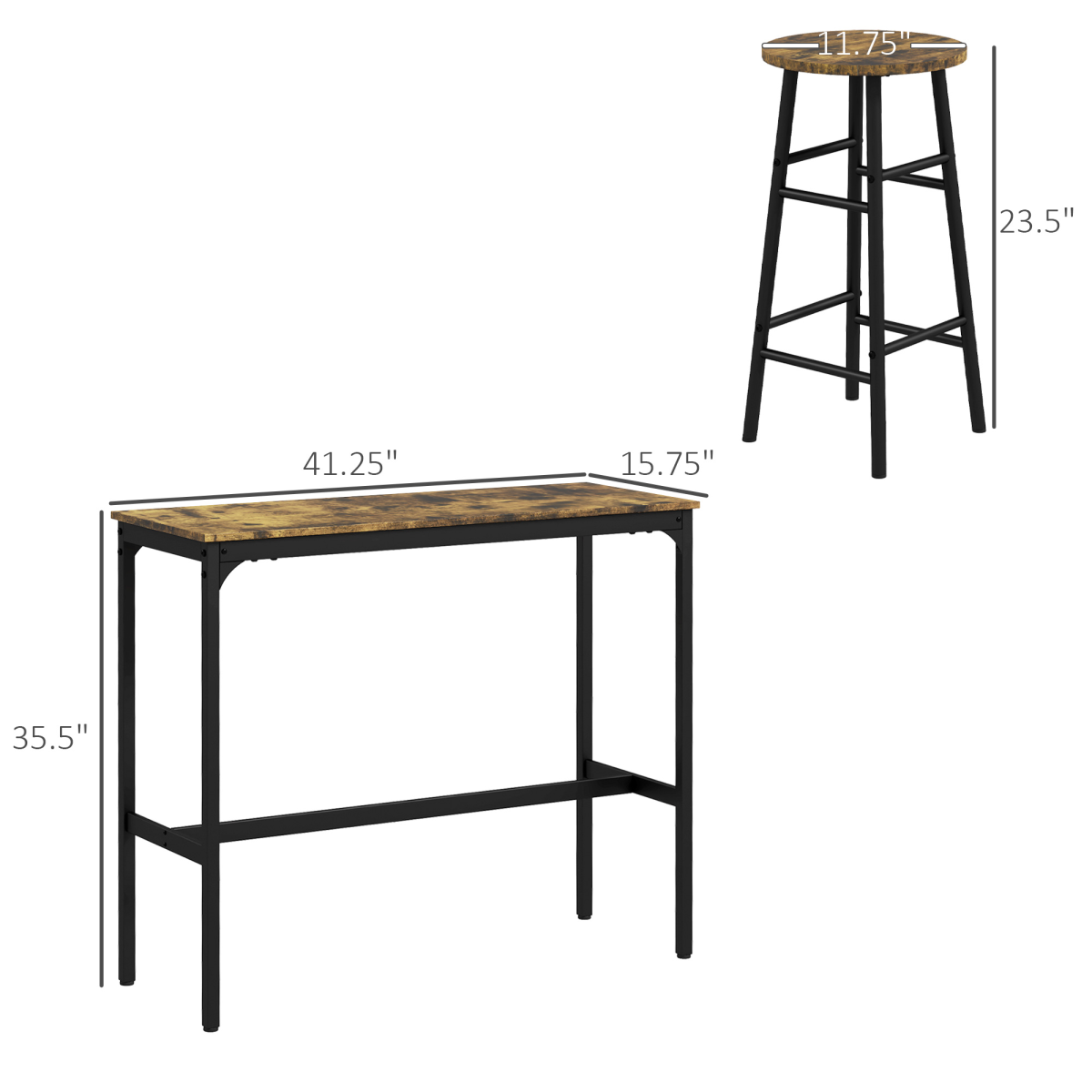 Pub Table and Chair