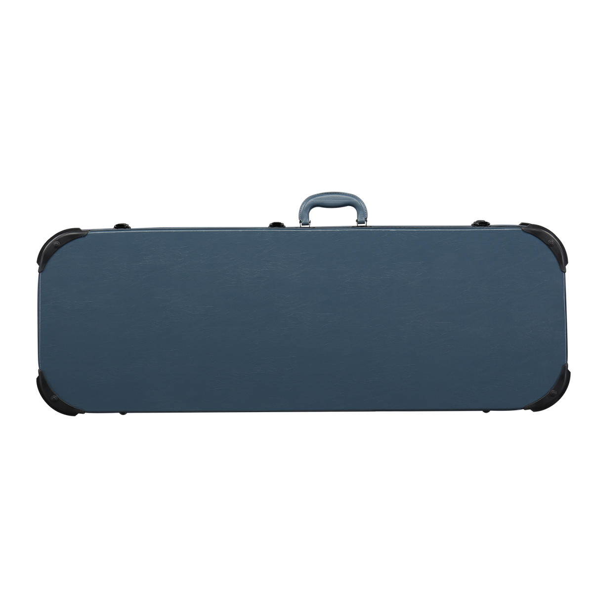 【Replace 87926095】 Electric Guitar Square PU Hard Case with Protective Sleeve Fits ST TL Burning fire 170 Style Electric Guitar Blue