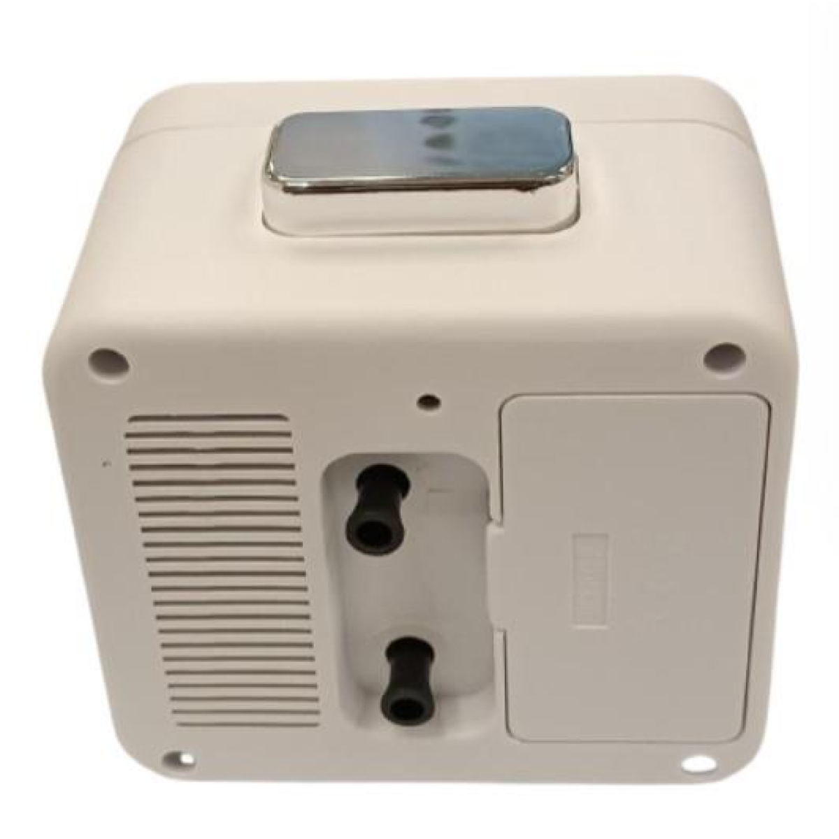 Acctim Parker Non-Ticking Sweep Loud Bell Alarm Clock in White - 16462