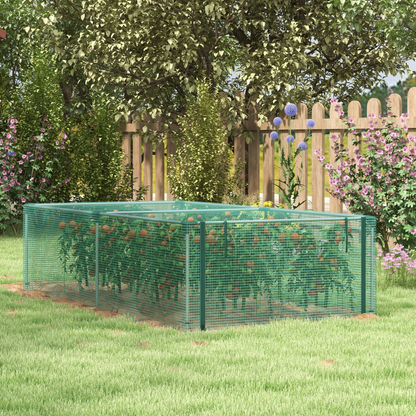 Outsunny 8' x 4' Plant Protection Tent Crop Cage with Door, Green