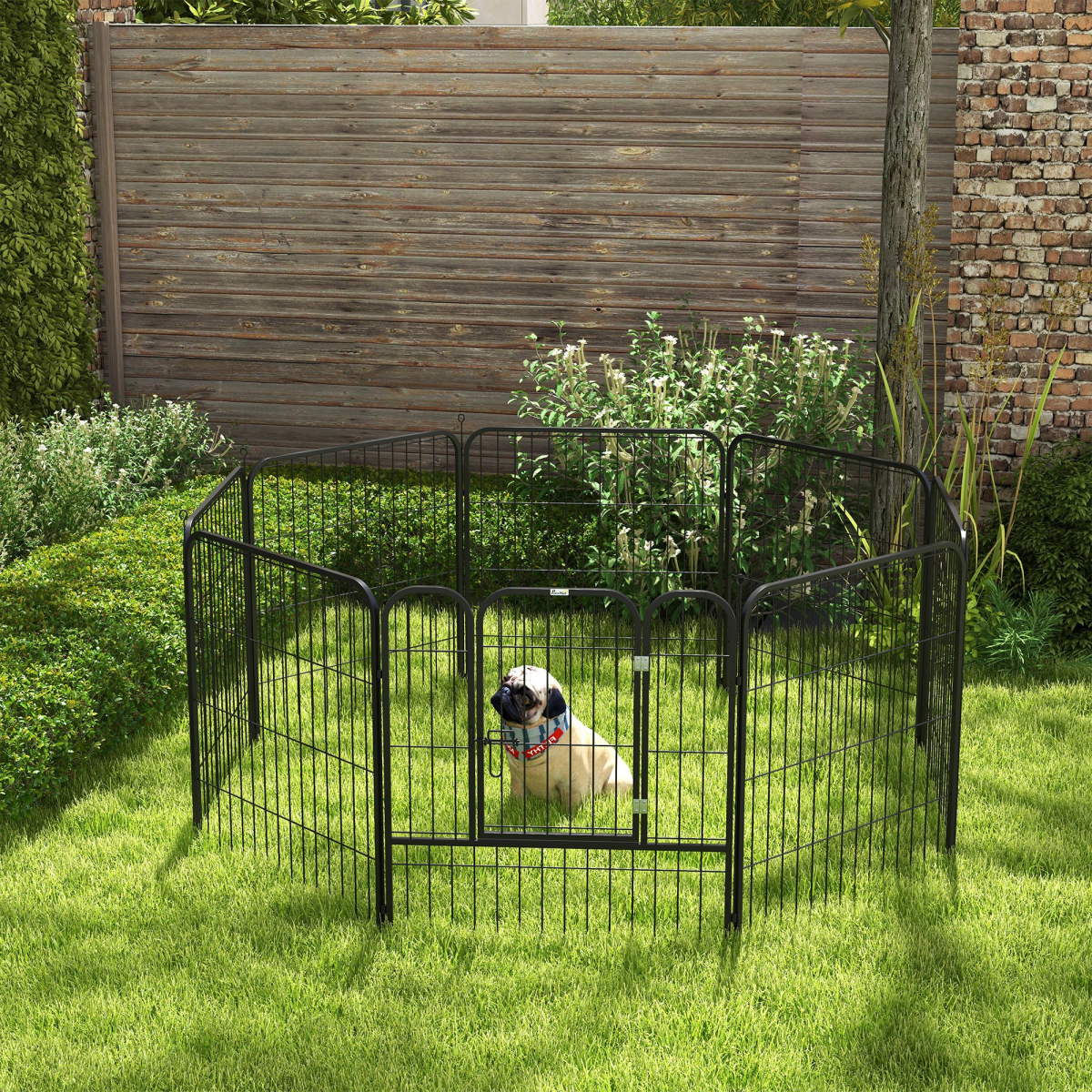 4 Sizes Pet Playpen Dog Rabbit Puppy Cage Folding Run Fence Metal Hutch