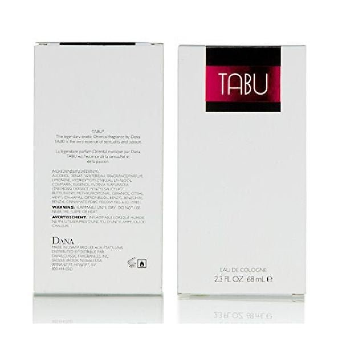 Dana Tabu Eau de Cologne Spray 68ml