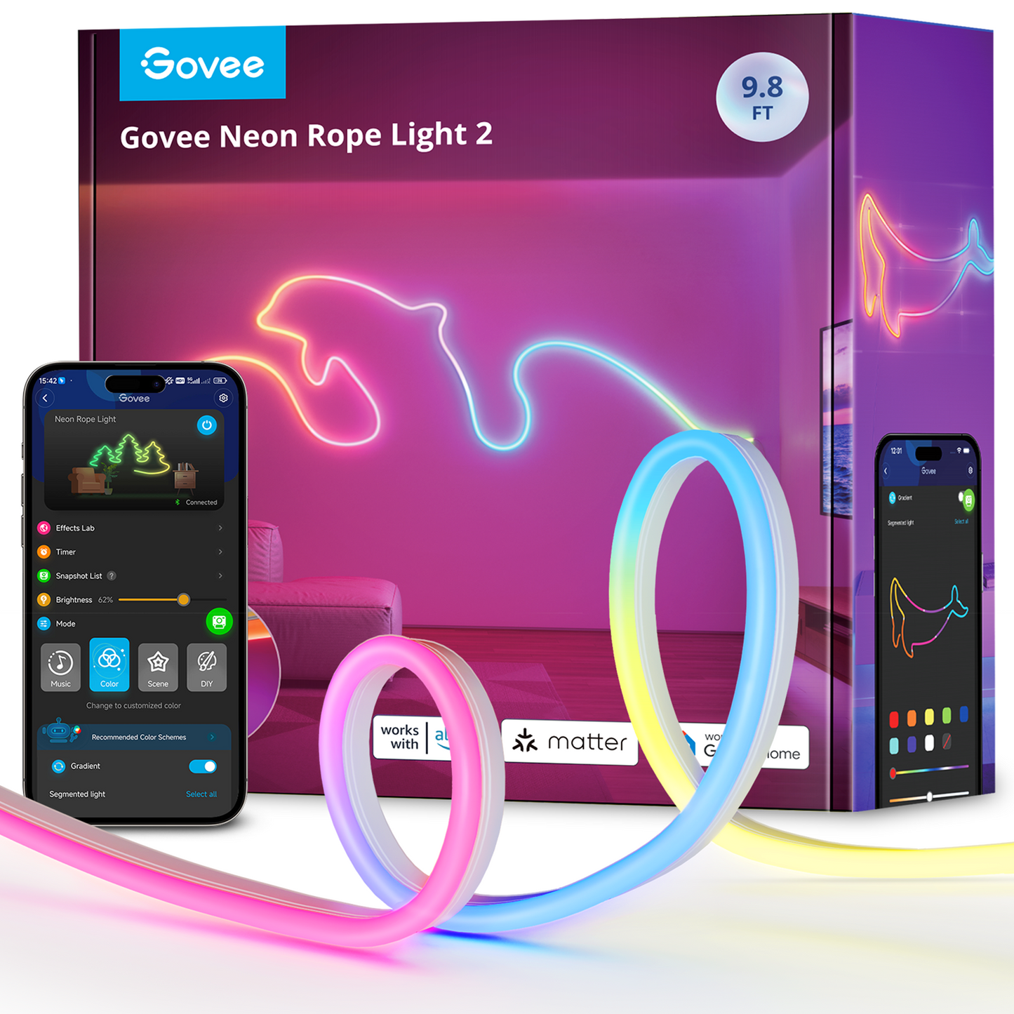 GOVEE NEON ROPE LIGHT 2 - 3M
