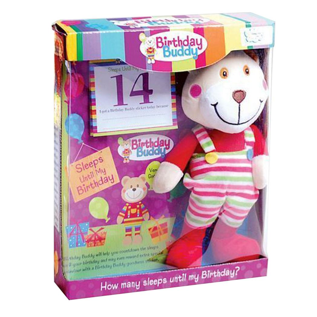 Birthday Buddy (Girl) & (Boy) Count Down Birthday Bear Toy[Birthday Buddy - Boy]