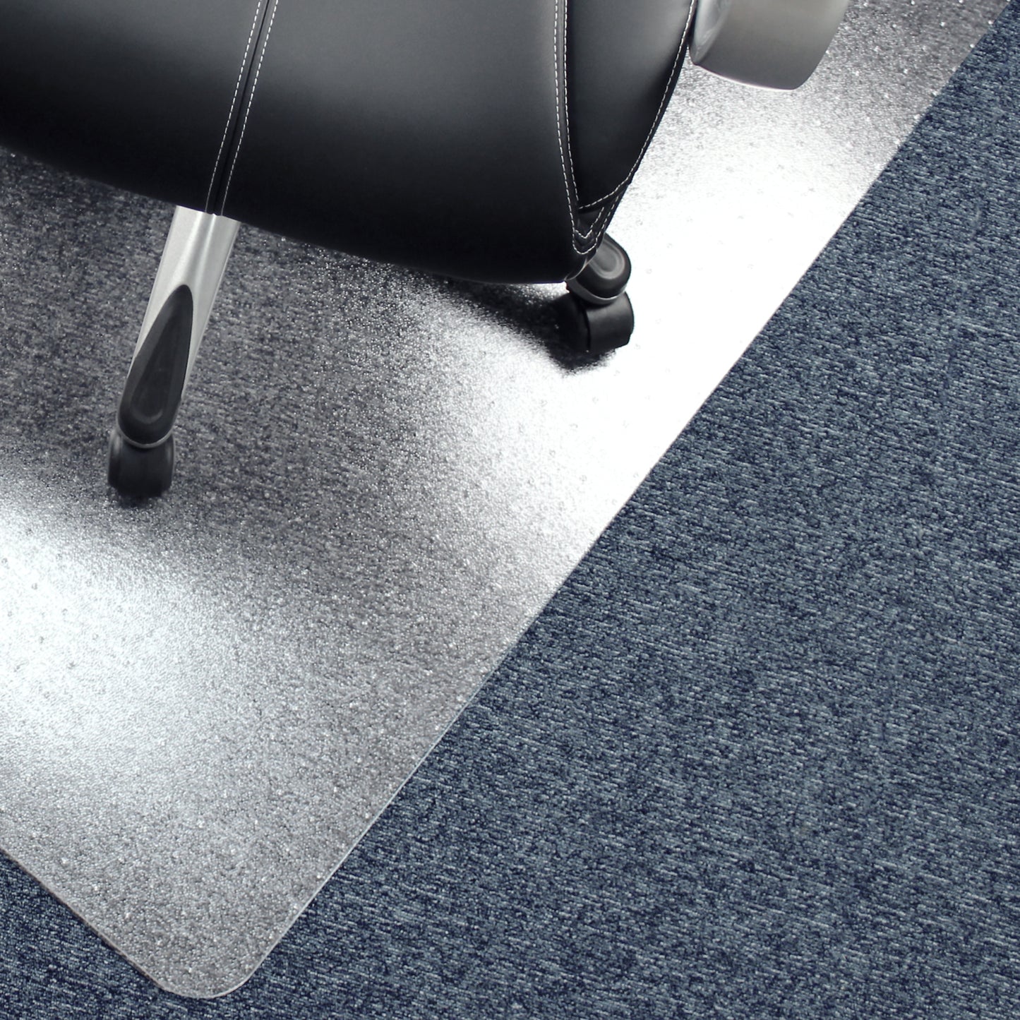 Advantagemat® Vinyl Rectangular Chair Mat for Carpets up to 6mm - 90 x 120cm