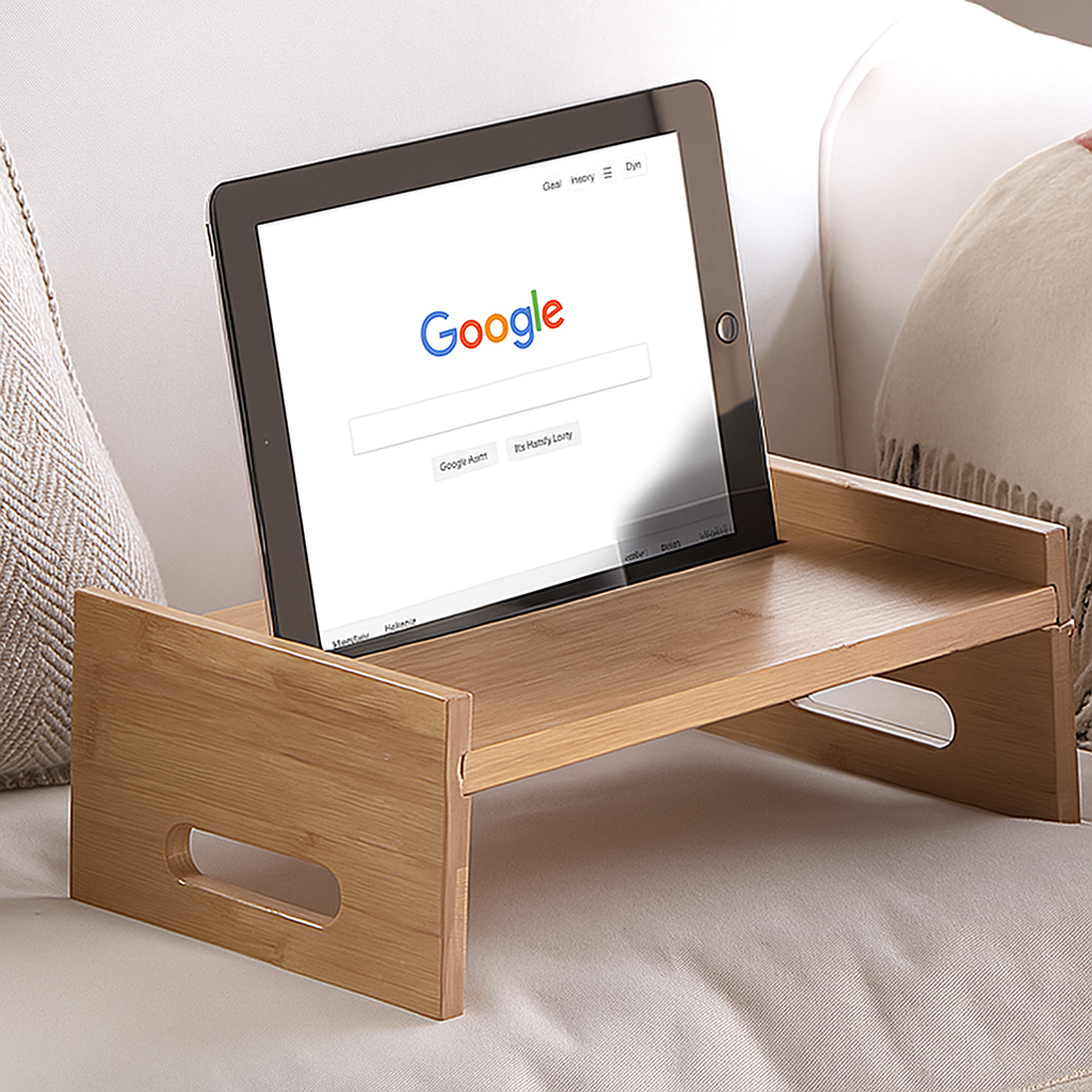 Bamboo Tablet Tray