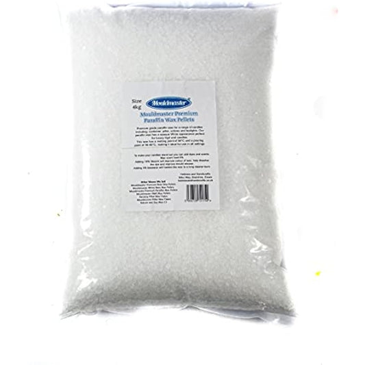Mouldmaster Premium Paraffin Wax Pellets 4Kg, Translucent