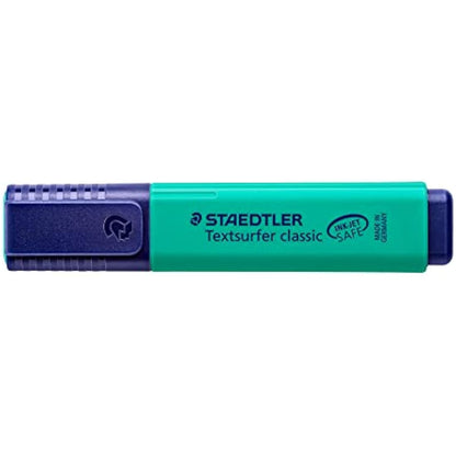 STAEDTLER 364-35 Textsurfer Classic Highlighter - Turquoise (Box of 10)