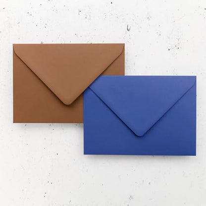 Clairefontaine - Ref 5642C - Pollen Envelopes (Pack of 20) - C5 Sized, 120gsm Paper, Gummed Seal, Inkjet & Laser Printer Compatible, Acid Free - Night Blue