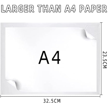 Plastic Wallets Folders - 36 Pcs A4 Clear Plastic Popper Wallet Document Folder with Button Closure