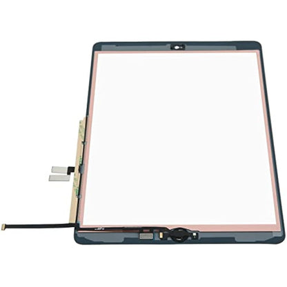 S&L ENTERPRISE For iPad 9th Generation 2021 Touch Screen Digitizer Replacement 10.2" A2602 A2603 A2604 A2605 Front Glass with Pre-Installed Adhesive, Home Button & Tool Kit (Black)