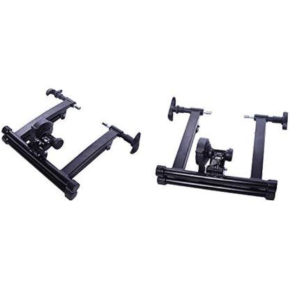 BalanceFrom Bike Trainer Stand Steel Bicycle Exercise Magnetic Stand with Front Wheel Riser