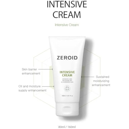 ZEROID Intensive Cream Korean Dermocosmetic Intensive Care for Severe Dry & Disordered Skin (80 ml)