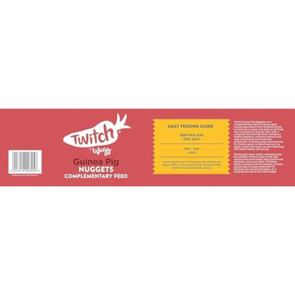 Wagg Twitch Guinea Pig Food 10kg - Complementary Feed Nuggets