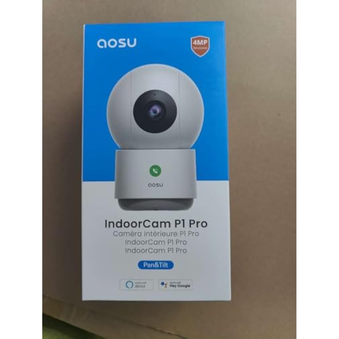 AOSU 2.5K Indoor Cameras 2 Pack – 5Ghz WiFi Plug-In Nanny Cam for Baby & Pets, Motion, Night Vision, Two-Way Audio
