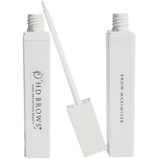 HD BROWS Brow Maximiser, Eyebrow Growth Serum, Helps to Create Fuller Brows, Brush Applicator Makes it Easy to Use, Also Safe for Lashes