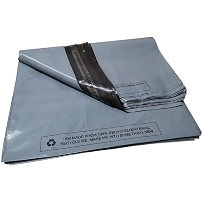 MSDS-SOLUTIONZ 50 Pack Grey Mailing Poly Postal Self Seal Bags 17''x22'' Size Postage Packaging Mailers Posting Shipping Post Parcels Package Bags