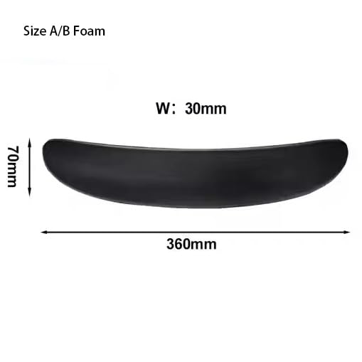 Seat Pad Foam Insert Replacement for Herman Miller Classic Aeron Office Chair A B C Size Black, A/B