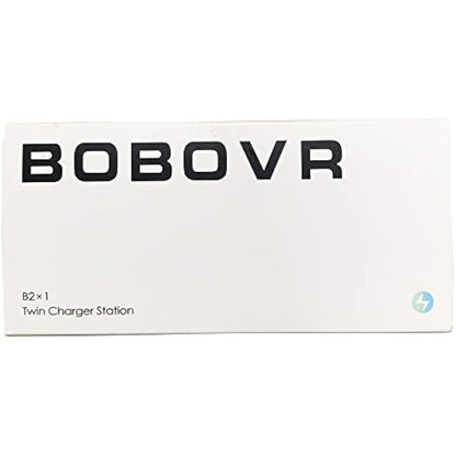 BOBOVR Twin Charger Station/Dock for B2 Battery Pack, Ultra-Thin Design, Magnetically Supply Power to 2 B2 Battery Packs at The Same Time