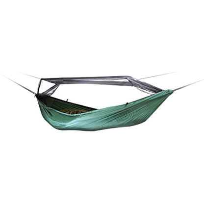 DD Hammocks Travel Hammock/Bivi - Insect Proof Camping Hammock And Ground Shelter Multi-Use With Fine Bug Mesh For Hiking Adventure Olive Green