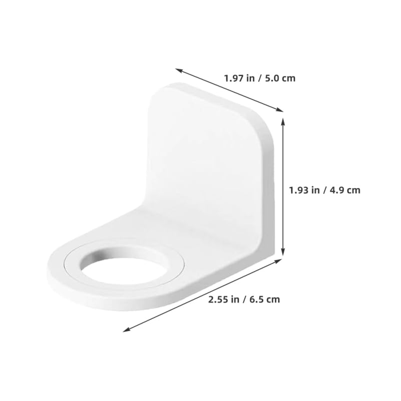 Toyvian 3pcs No Drilling Soap Bottle Dispenser Holder Hooks Wall Mount Shampoo Lotion Holder for Bathroom Kitchen Hotel Strong Adhesive Compatible
