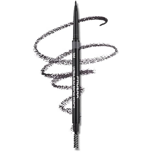 Natural Look Eyebrow Pencil, Long-Lasting & Waterproof, Precise Application, Vegan & Cruelty-Free 0.08g (104#Dark Brunette)