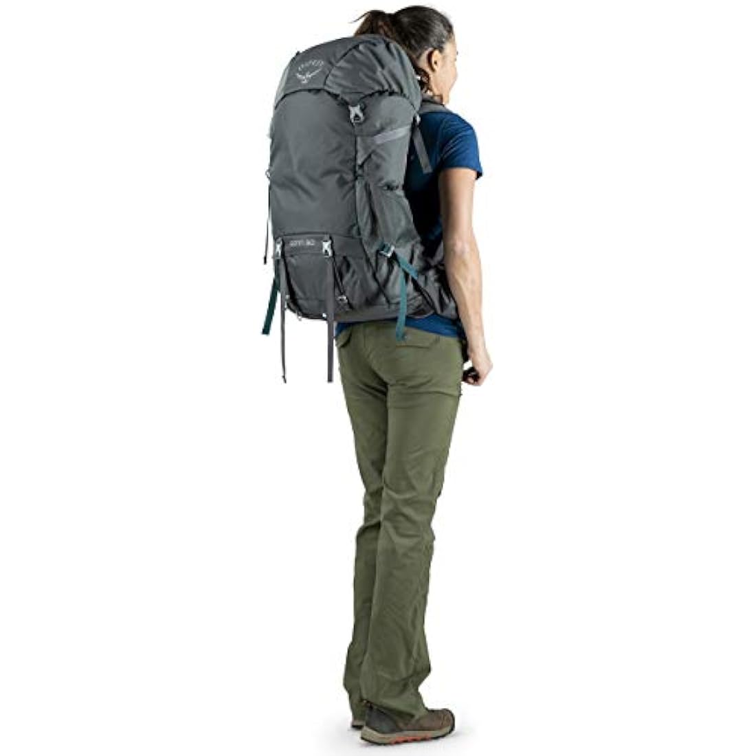 Osprey Europe Women's Ventilated Backpacking Pack, Cinder Grey, One Size