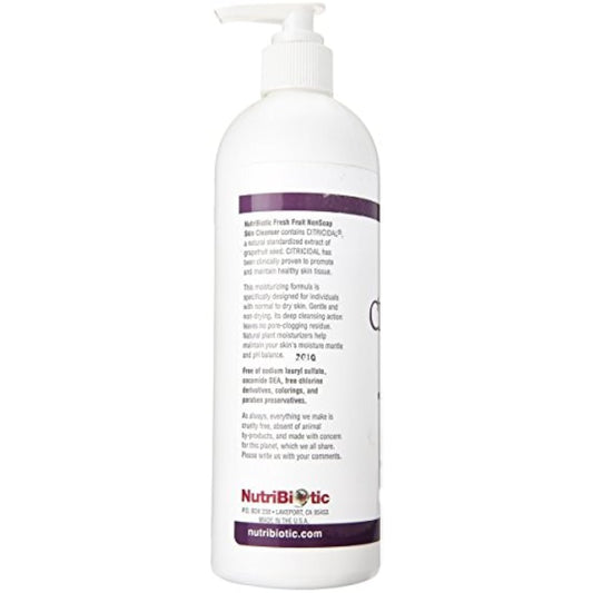 NutriBiotic, Skin Cleanser, Fresh Fruit, Non-Soap, 16 fl oz (473 ml)