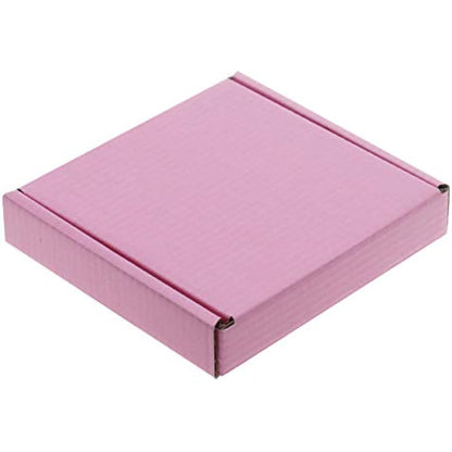 MEG4TEC Pack of 10 Satin Pink C5/A5 Pip Boxes - Large Letter Cardboard Shipping Packaging Boxes (22.5cm x 16cm x 2cm)