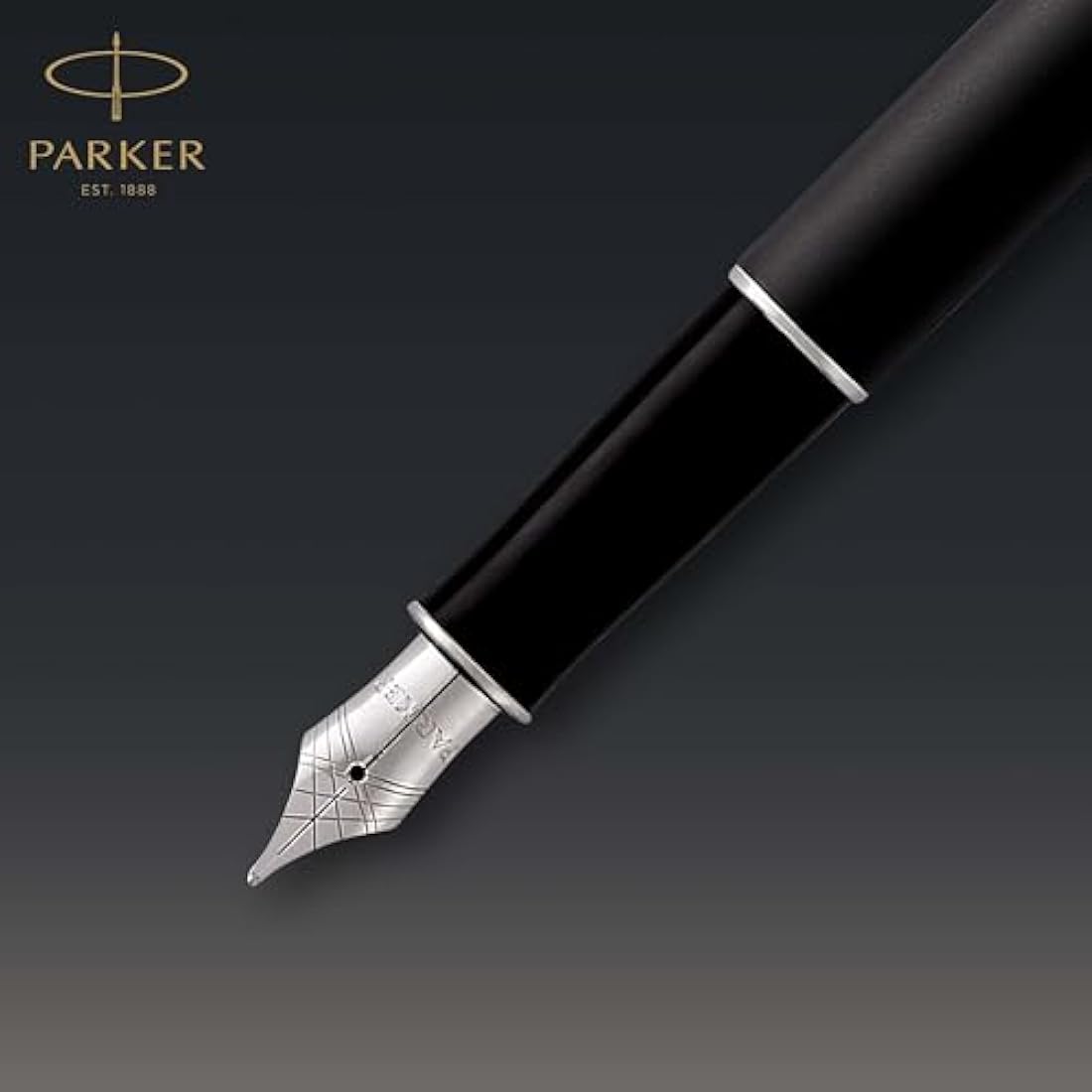Parker Sonnet Fountain Pen | Matte Black Lacquer with Palladium Trim | Medium Nib | Gift Box