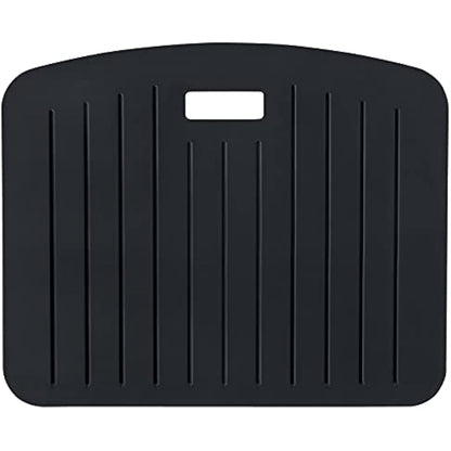 Leitz Anti Fatigue Mat, Cushioned Floor Mat For Home Or Office, Includes Handle, Reduces Fatigue, Leg & Foot Pain, Compact Size, Made From Strong, Soft Foam, Ergo Cosy, Velvet Grey, 53690089