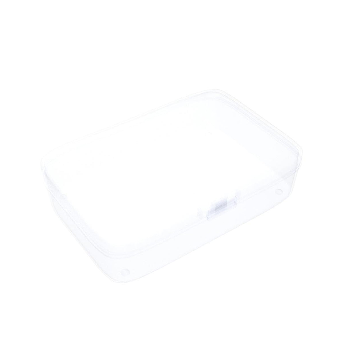 WYAN 5 Pack Square Clear Plastic Storage Containers Box with lids8.8x6cm