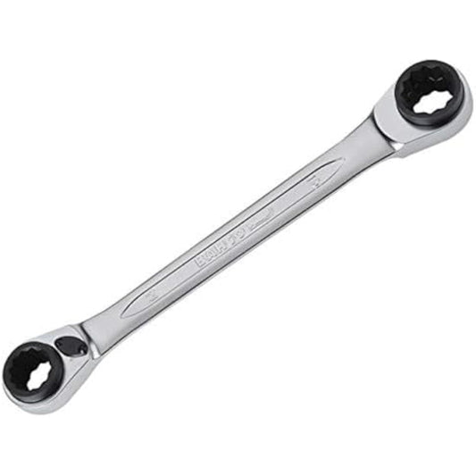Bahco BHS4RM-16-19 Reversible Ratchet Spanner, 16 mm/17 mm/18 mm/19 mm, 16 x 17 x 18 x 19 mm