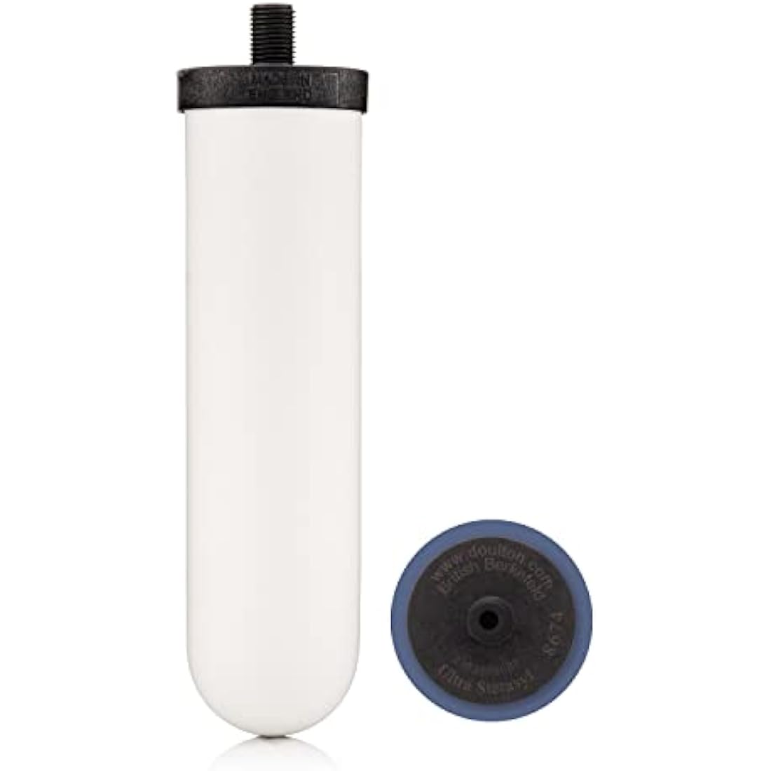 British Berkefeld 7" Ultra Sterasyl Ceramic Gravity Filter Cartridge | 2 Pack| Reduces Contaminants | Suitable for All Gravity Cans | Improves Taste & Odour | NSF Certified Candle Element